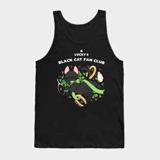 Lucky’ s Black Cat Fan Club Tank Top